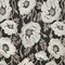 Black Floral Woven Pattern Upholstery Fabric by The Yard - SKU: Beverly Coal